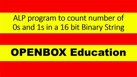 Then it&39;d be possible to construct . . Design a program for creating a machine which count number of 1s and 0s in a given string